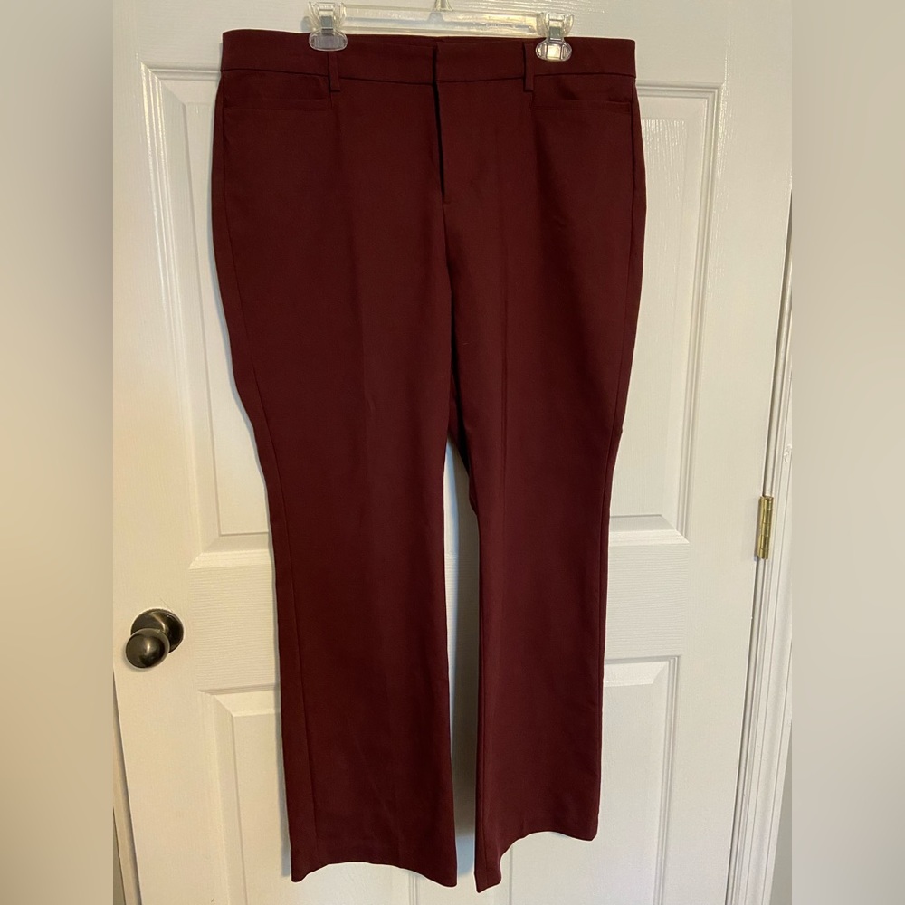 Liverpool Stitch Fix Burgundy/Maroon “Port Wine” Dress Pants
